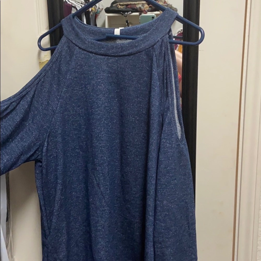 Cold shoulder blouse